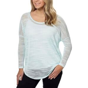 Olive & Oak | Aqua Sheer Textured Knit Top